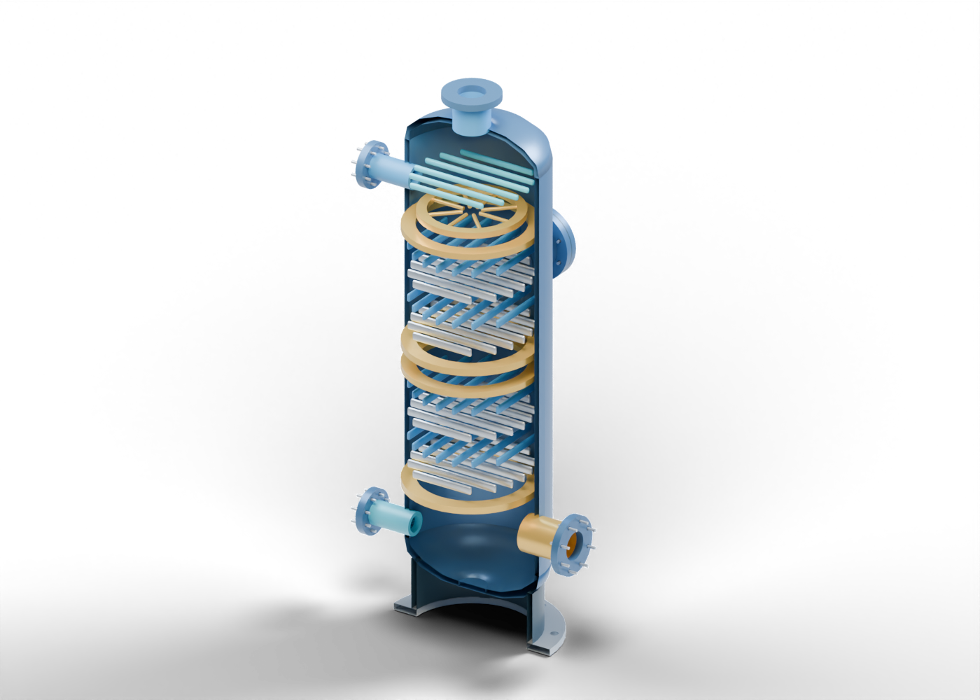 Amine absorber concept model
