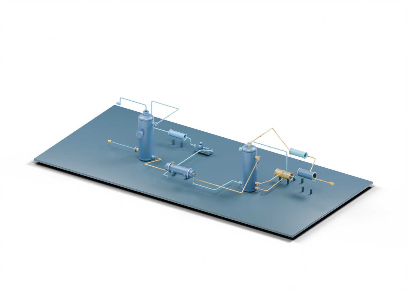 Amine sweetening circuit concept model