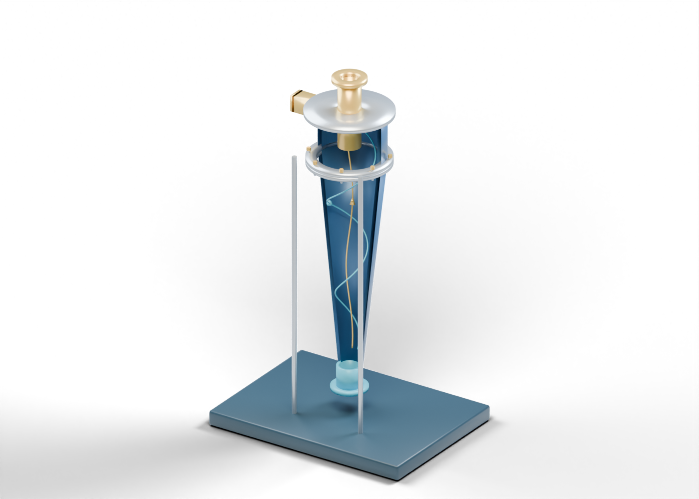 Produced-water deoiling hydrocyclone concept model