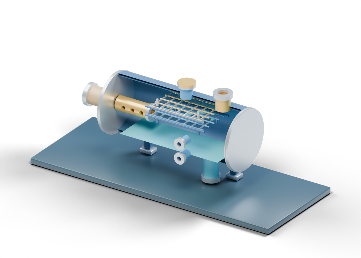Upstream electrostatic treater concept model