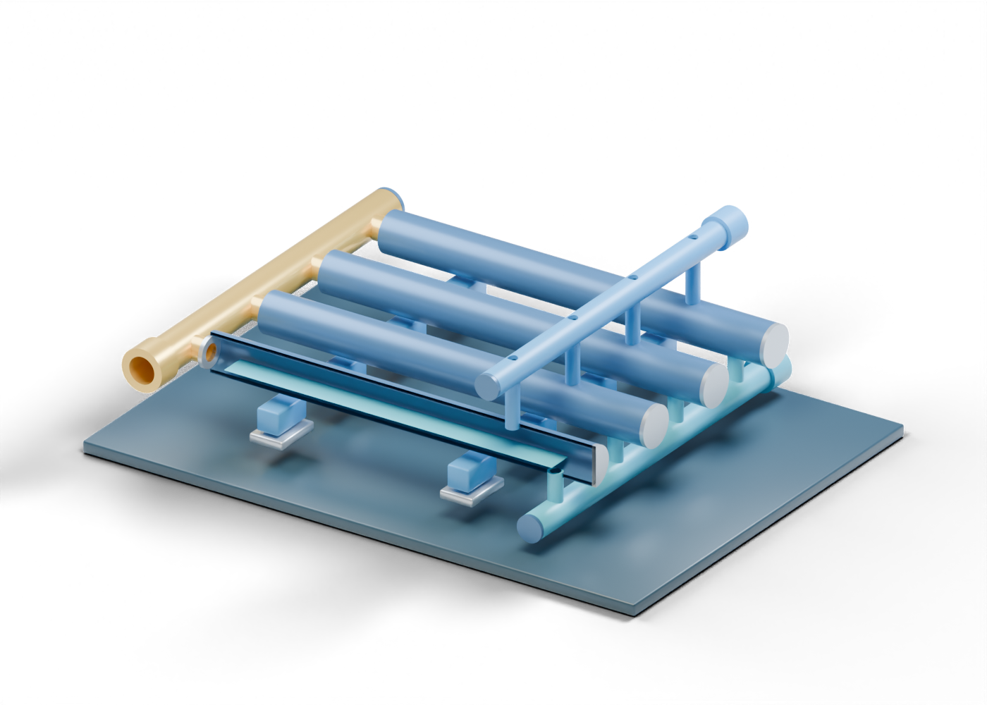 Finger-style slug catcher model
