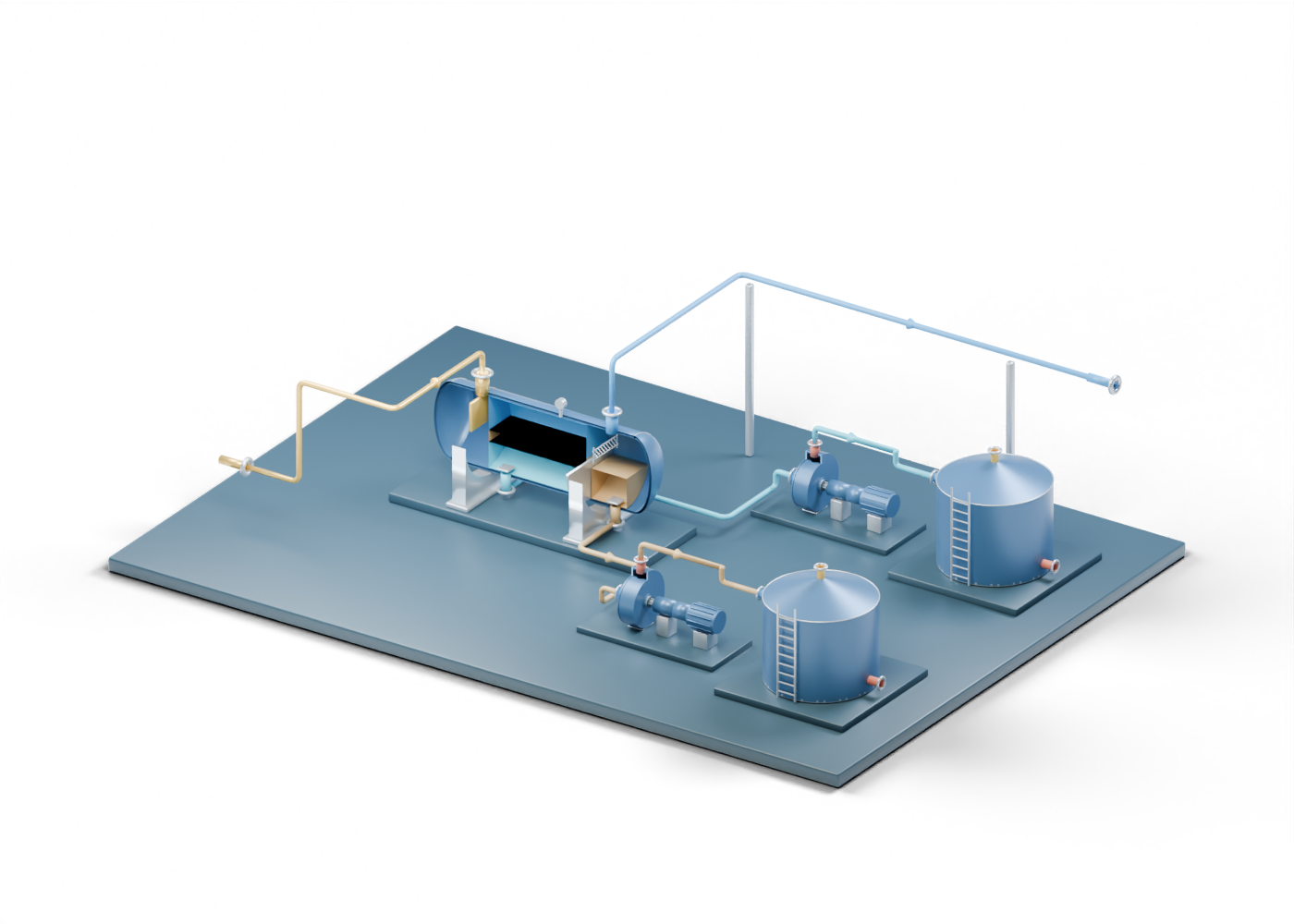 Conceptual process facility model
