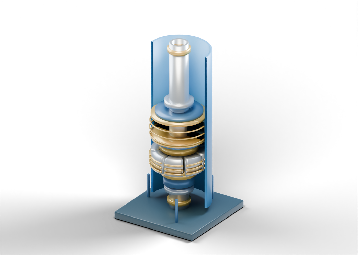 Production packer in casing model