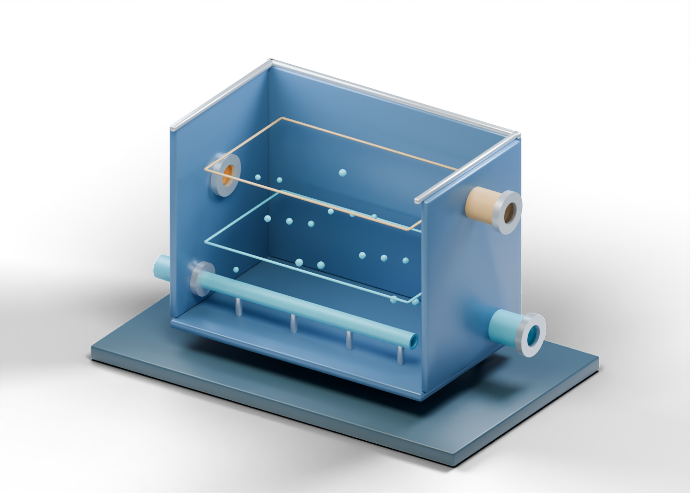 Oil-sands secondary flotation cell concept model