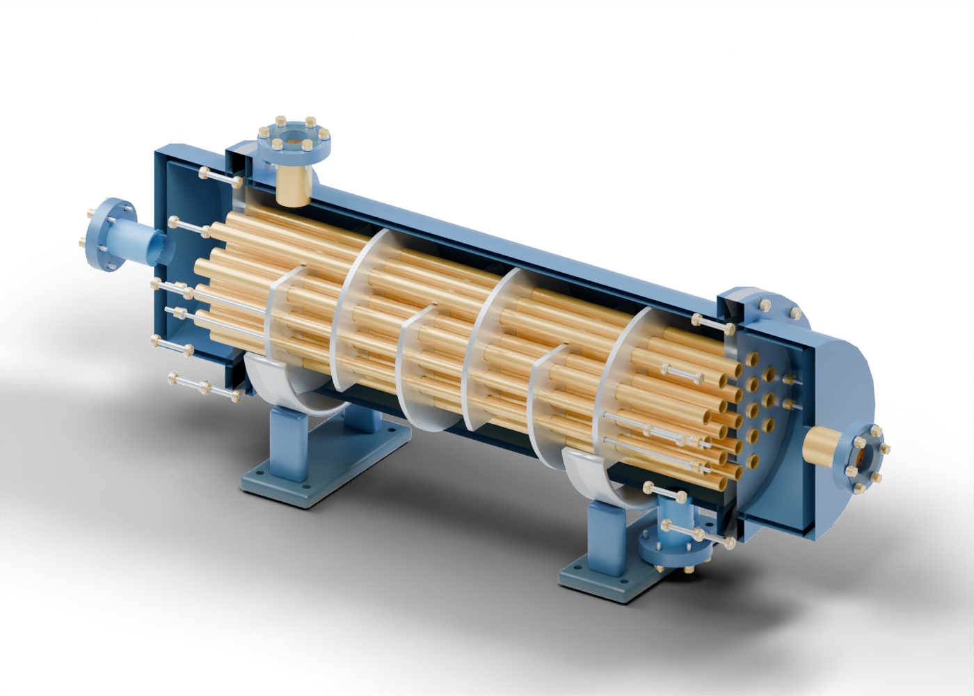 Shell & tube exchanger model
