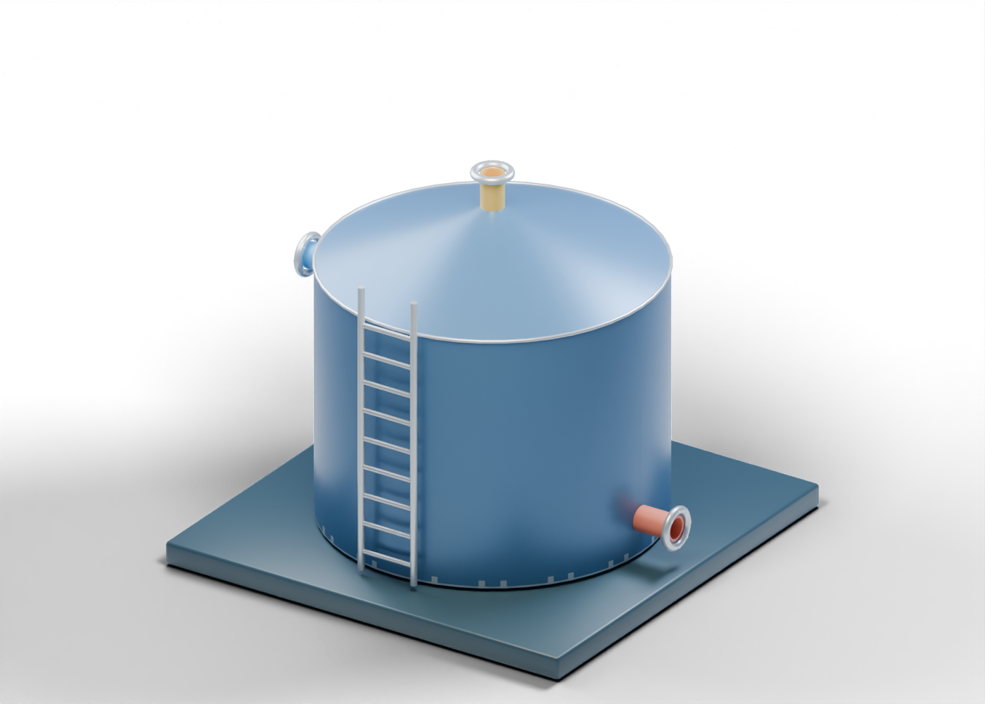 Fixed-roof storage tank model